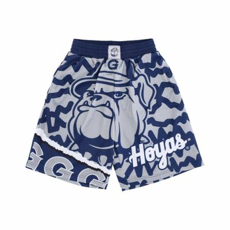 Mitchell & Ness, basketball shorts jumbotron 2.0 mesh short geohoy Niebieski, Mężczyzna, Rozmiar: XL