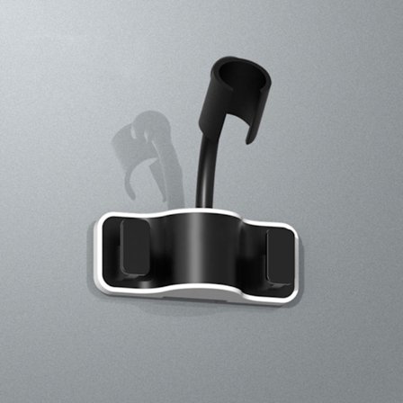 Brusehoved Holder Brusebeslag SORT