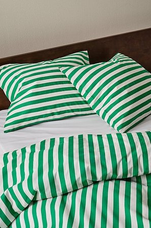 Jotex - Örngott 2-pack 50x60 Cm Smaragdgrön/vit KAYO - Köp Örngott hos Jotex