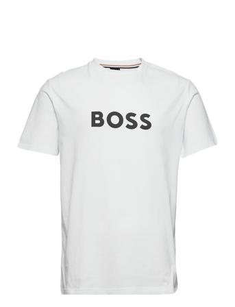 T-Shirt Rn Underwear Night & Loungewear Pyjama Tops Valkoinen BOSS