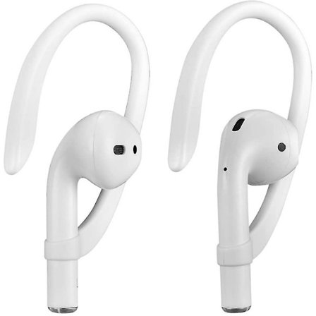 2 paria korvakoukun pidikettä Airpods-hihnalle Silikoni Urheilu Anti Lost