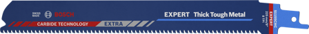 Bosch Expert S 1155 CHC Metal Tigersagblad 3-pakk, Maskintilbehør & forbruk