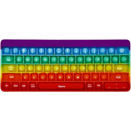 Pop It Fidget, Trykk Pop Boble Fidget Sensorisk Regnbue