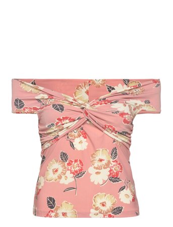 Lauren Ralph Lauren | Floral Twist-Front Off-The-Shoulder Top | XS