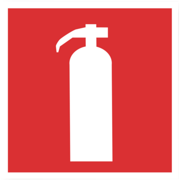 Skilt Brannslukker