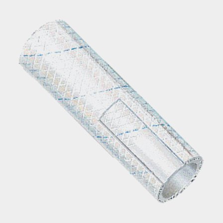 Tuyau d'eau douce Shields 164, PVC renforcé de polyester, 2 couches, 16 mm (5/8"), 1 mètre, blanc