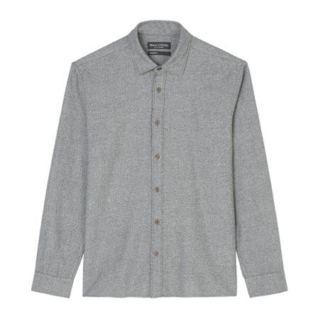 Marc O'Polo Grindle long sleeve shirt Grå, Herre Skjorter
