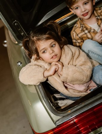 Daily 7 Teddy Jacket - Cream - 128