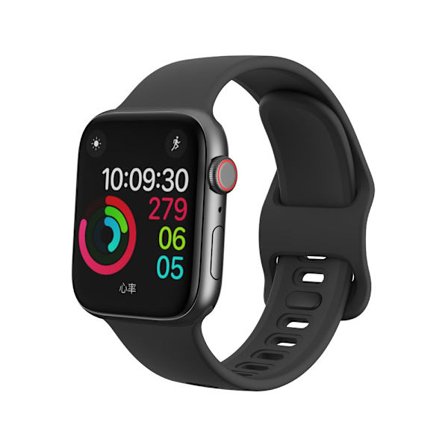 Silikonarmband Till Apple Watch 38/40/41 mm Svart