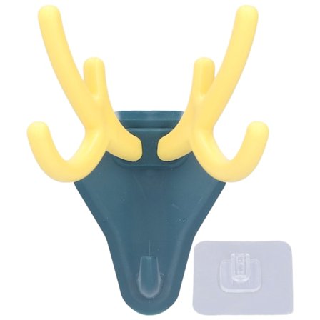 Söpö Sarvikoukku, Reiätön Monitoiminen Hirvensarvi Seinäkoukku Kotiin Toimistoon, Sininen Keltainen