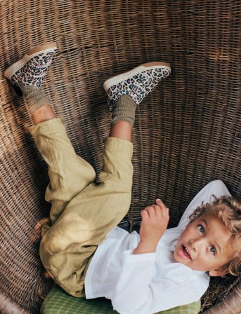 ANGULUS Shoes - Flat - With Velcro - Beige - 30