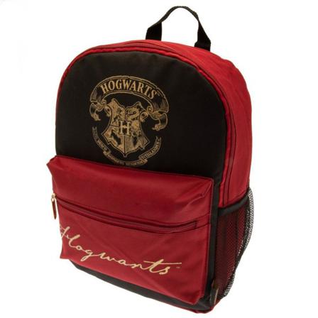 Harry Potter Hogwarts Ryggsäck One Size Svart/vröd/guld