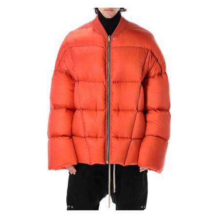 Rick Owens Outerwear Ru02B2788Nzd3 Orange, Herre Dunjakker