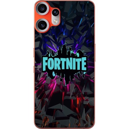 Yhteensopiva Puhelinkuori Nothing Nothing CMF Phone 2 Pro Pelit inspiraatio abstrakti logo suunnittelu räjähtävillä muodoilla, neon valot ja dynaa