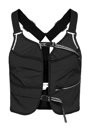 Röhnisch Glowy Running Vest Träningskläder Dam Svart ONESIZE