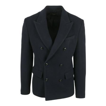 Amiri, Doublebreasted Coat Niebieski, Mężczyzna, Rozmiar: M