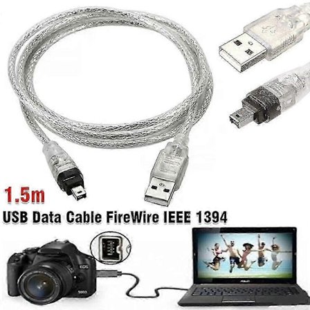 For Mini DV MiniDV USB Datakabel FireWire IEEE 1394 HDV Videokamera for Redigering på PC