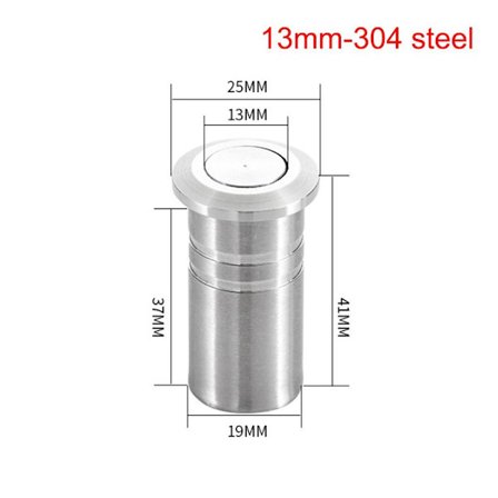 Dørboltdeksel Låsedeksel 13MM-304 STÅL 13MM-304 STÅL