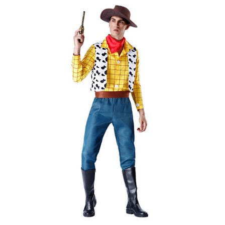 Herr Toy Story Woody Voksen Kostume Cowboy Kostume Cosplay Tøj