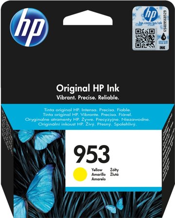 HP 953 gul original bläckpatron, 725184104039