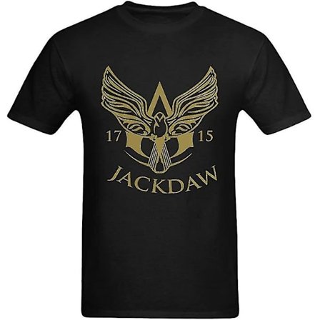 Jeggitr Men's Assassin's Creed Black Flag Jackdaw T-shirt