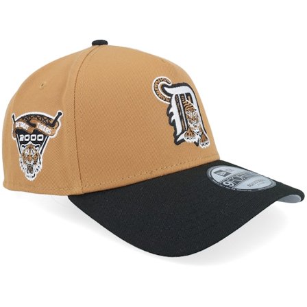 New Era - MLB Beige Adjustable Cap - Hatstore Exclusive x Detroit Tigers Espresso 9FORTY Light Bronze/Black/Grey A-frame Adjustable @ Hatstore