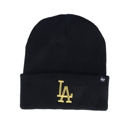 47 Brand - MLB Černá cuff Beanie - Los Angeles Dodgers MLB Haymaker 47 Knit Black Cuff @ Hatstore