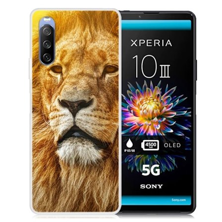 Deco Sony Xperia 10 III Suojakotelo - Golden Lion