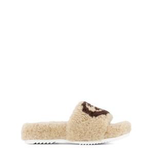 Kids - Gucci Brown GG Fluffy Sliders 30 (UK 12) - Sandals - 30 (UK 12) - Brown