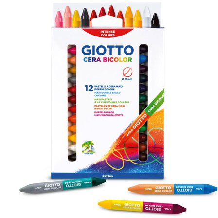 Giotto Cera Bicolo 12-set (3 år+)