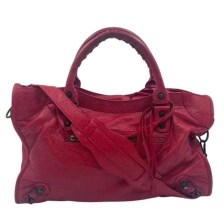 Balenciaga Vintage Pre-owned HandTass , Rood , Dames , Maat: ONE Size Vintage Tassen