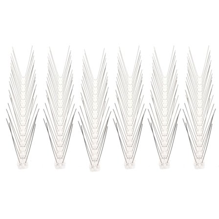 6 stk Anti Fugle Pigge Rustfrit Stål Udendørs Fugle Duer Afvisende Værktøj Gærde Vægstilbehør