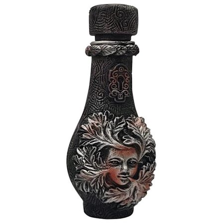 Antikt Brons Tom Antik Påfyllningsbar Doftbehållare - D