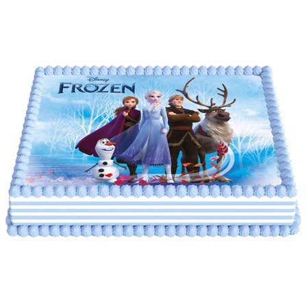 Kakkukuva Frozen Neliskanttinen