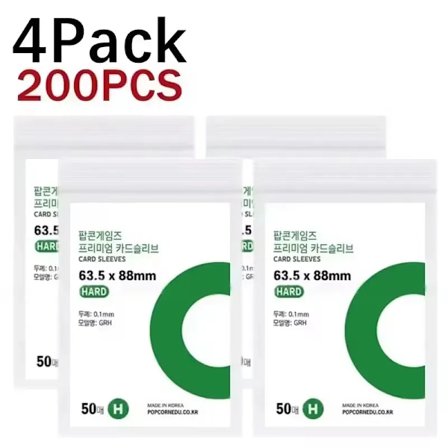 Korea Klart Kpop Fotokort Ficka Anti-repa Transparent Skyddsväska För Popcorn Diy Spel Fotboll Koreansk Idol Kort Hållare