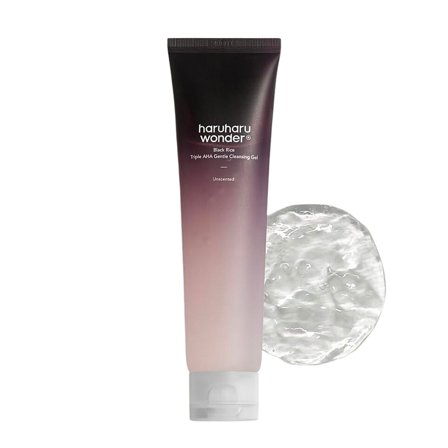 HaruHaru Wonder Black RiceTriple AHA Gentle Cleansing Gel, Skincare, Renseprodukter, Rens & Vask