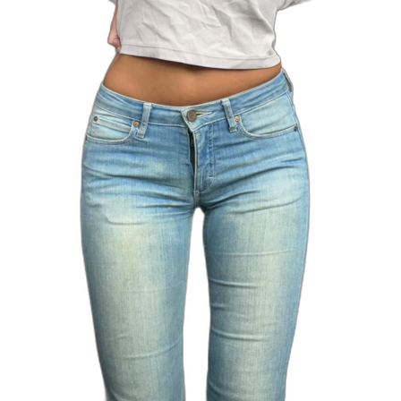 Ljusblå skinny jeans från Acne