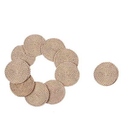 10 Stk Bordskånere Drikkebrikker Udendørs glasbrikker