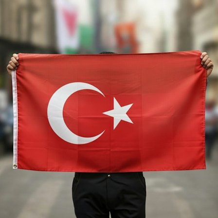 Turkki Lippu - 150 x 90 cm