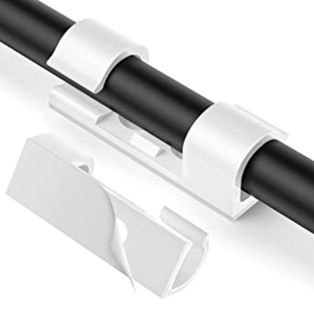 30 stk. selvklæbende kabelklemmer, ledningsholdere med stærk selvklæbning