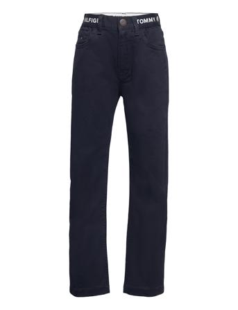 Elastic Waistband Skater Pants Chinos Marineblå Tommy Hilfiger