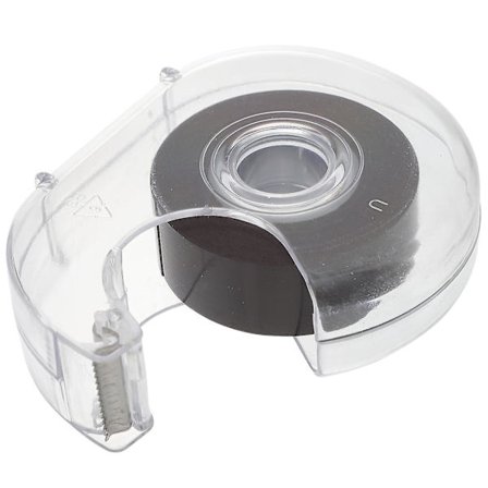 1 rull 5m fleksibel magnettape med bakside, selvklebende magnet med dispenser