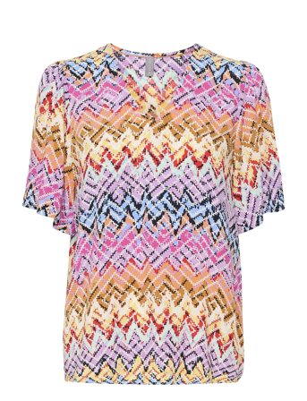 Cukendall Ss Blouse Pink Culture