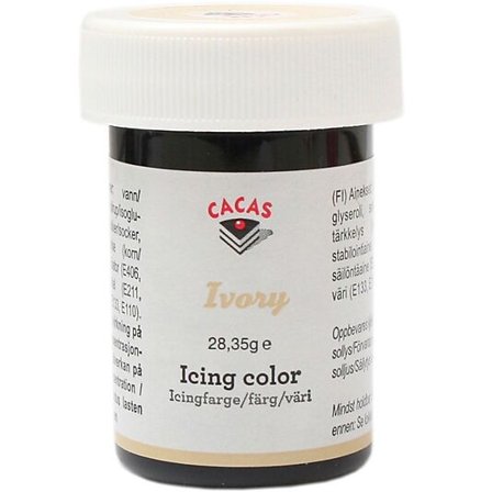 CACAS Icingfarge Ivory