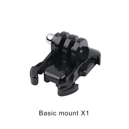 For Gopro Tilbehør Kamera Hurtigutløser Hjelmfeste Base Adapter Spenne J-krok For Gopro Hd Hero 10/9/8/7/6/5/4/3+/3 Engros(Grunnleggende feste x1)