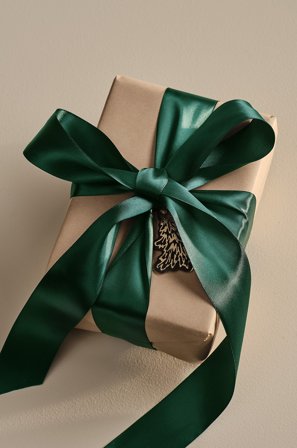 Jotex - Face Bånd Mørk grønn - DOUBLE - Kjøp Gavepapir & gavebånd hos Jotex