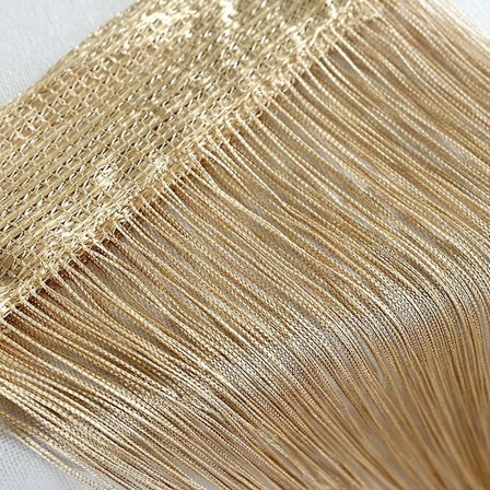 Udsalg af snorforhæng Terrasse Netkant til Dør Fluenet Vinduer Rumdeler Skær til Størrelse