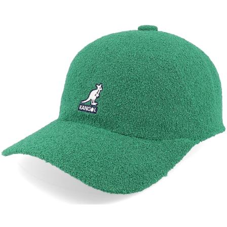Kangol - Grün adjustable Cap - Bermuda Elastic Spacecap Turf Green Adjustable @ Hatstore