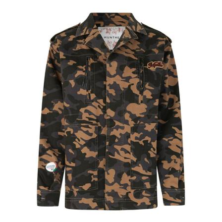 Munthe, Veste nala outerwear Zwart, Dames, Maat:S,Katoen,Camouflage