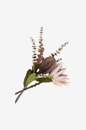 House Nordic - Bukett King Protea - Rød - Kunstige planter & blomster - Fra Homeroom